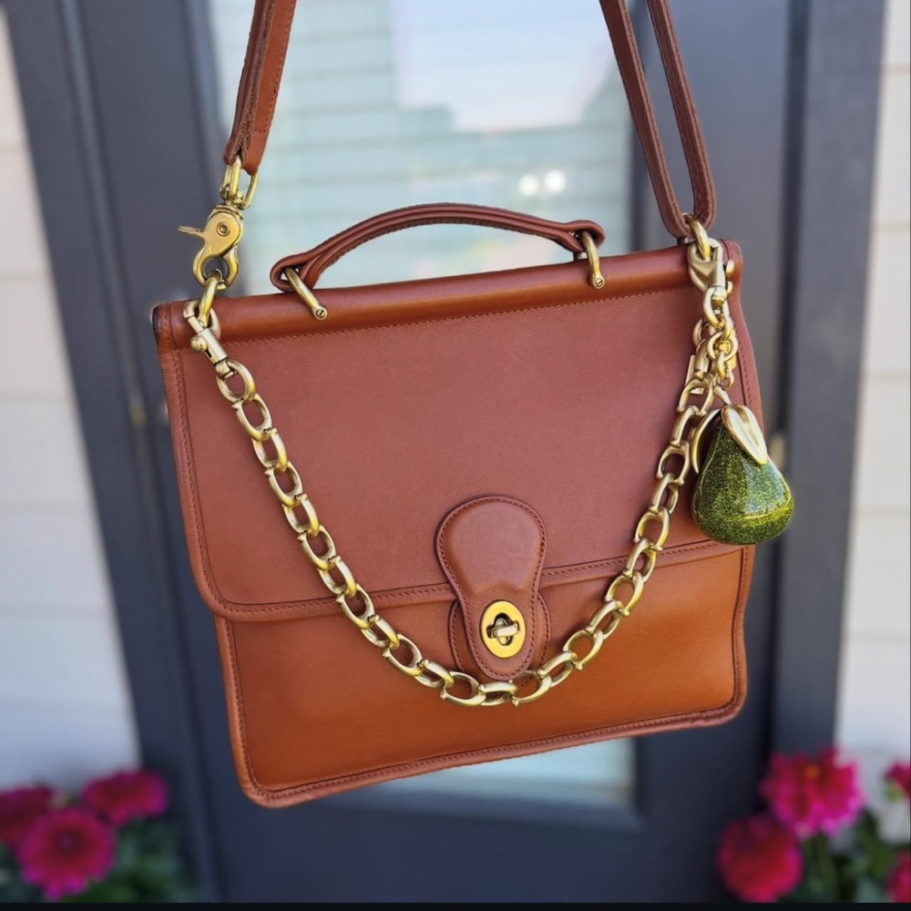‼️SOLD‼️Vintage Coach Willis Bag British Tan